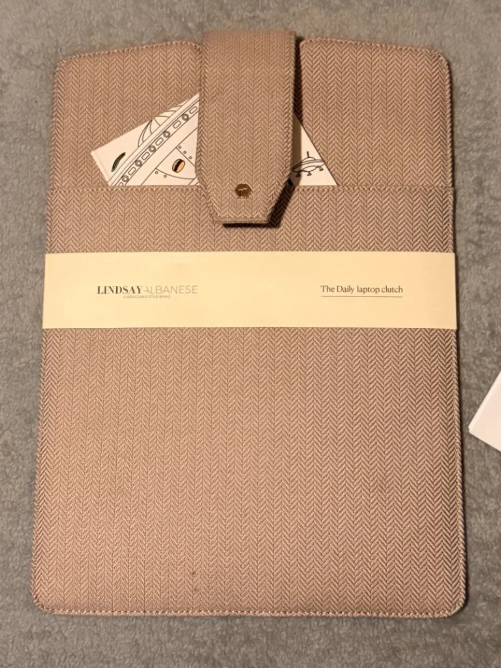 Lindsay Albanese Daily Laptop Clutch 14.5